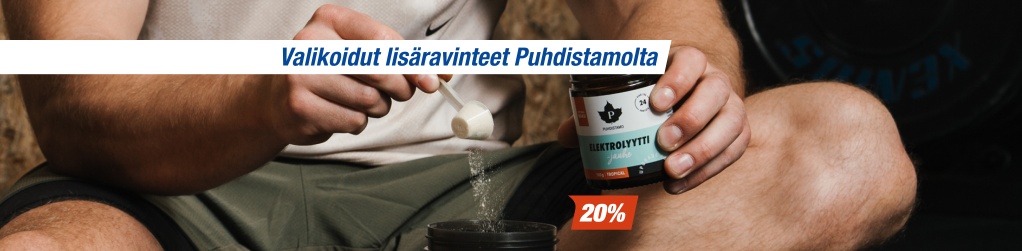 Valikoidut lis�ravinteet Puhdistamolta 20 %